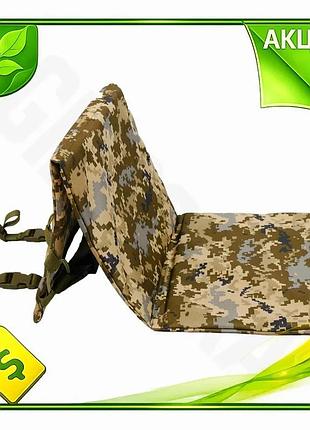 Ve трьохсекційний каремат kiborg оксфорд new version 140 г/м2 піксель для туризму та активного відпочи n6w_ver