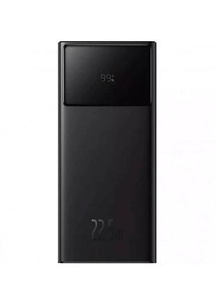 Зовнішній акумулятор baseus star-lord digital display fast charge power bank 20000mah 22.5w black