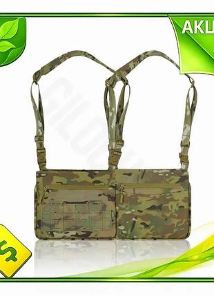 Ve сумка через плече kiborg new version tactic city bag мультикам для військових волонтерів медиків та n6w_ver