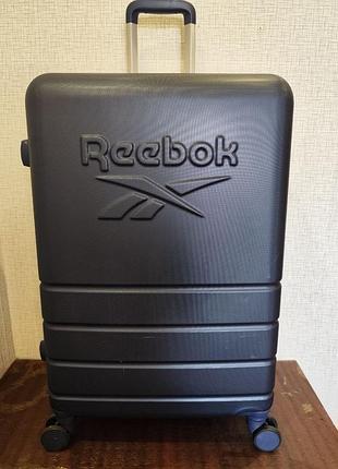Reebok 77 см abs пластик валіза велика чемодан большой пластиковий