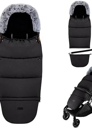 Зимовий конверт momi sleeping bag 2в1 black