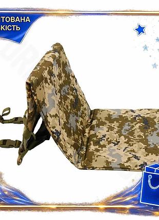Dm трьохсекційний каремат kiborg специфікація 2.2 оксфорд піксельний для туризму утеплений ізолоном 10 spe|lz