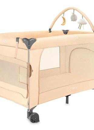 Манеж кровать momi belove plus beige