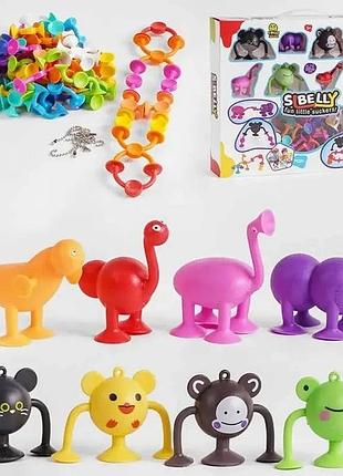 Конструктор a-toys для малюків стікіз 80 деталей, lsb23-17