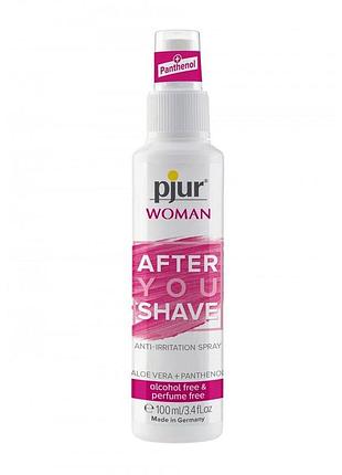 Спрей, снимающий раздражение после бритья pjur woman after you shave spray, 100 мл. sexstyle