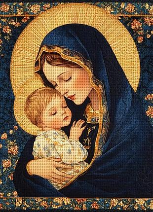 Набор для вышивания по нанесённой на канву схеме "icon".aida 14ct printed, 46*46 см