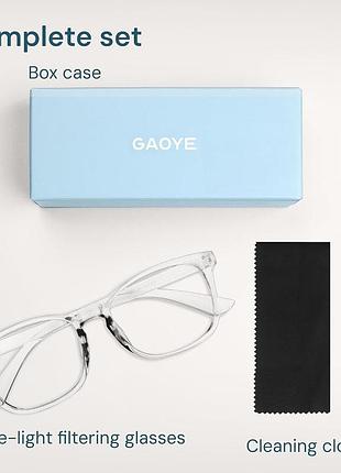 Очки gaye clear блокировки синего света для компьютера