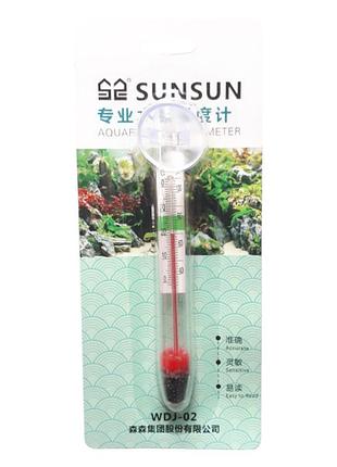Термометр спиртовий для акваріума sunsun wdj-02