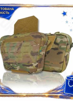 Dm сумка-напашник kiborg gu специфікація 2.2 cordura m мультикам тактична сумка для військових та акти spe|lz