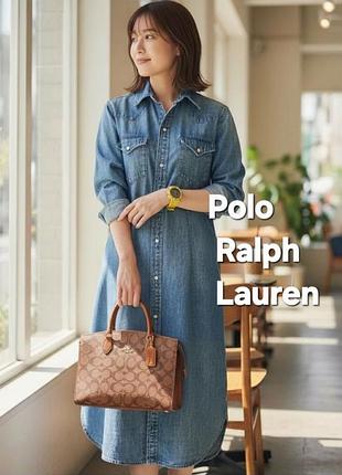 Гарна брендова джинсова сукня,сорочка,polo ralph lauren