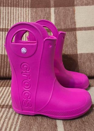 Дитячі чоботи крокси crocs