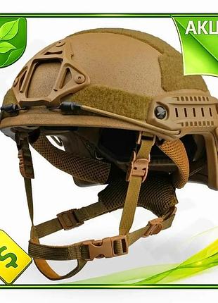 Ve шлем kiborg защитный баллистический new version eclipse gen 2 койот для военных и тактических задач n6w_ver