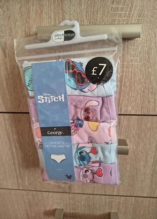 Детские трусики для девочки стэчь stitch disney р.11/12 george