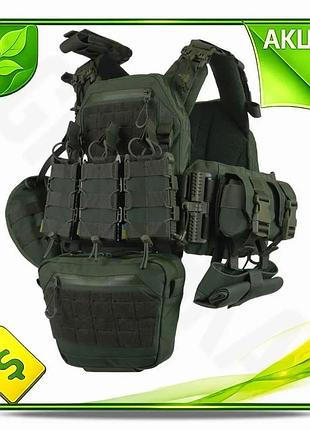 Ve комплект kiborg плитоноска gu new version gen.2 хаки 8 итогов бронезащита для военных тактическое с n6w_ver