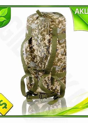 Ve сумка-баул kiborg 120l піксель new version для спорядження рюкзак для подорожей n6w_ver