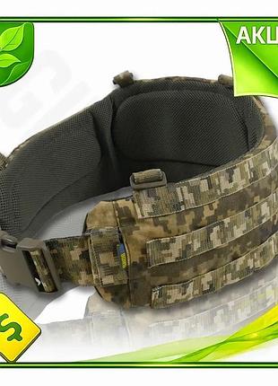 Ve пояс для рпс kiborg new version r-1 анатомичен с irr-покрытием для военных с системой molle и балли n6w_ver