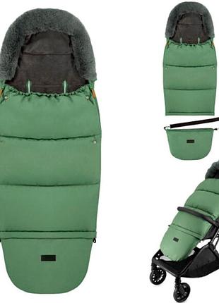 Зимовий конверт momi sleeping bag 2в1 green