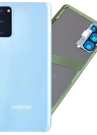 Задня кришка samsung galaxy s20 із склом камери. колір хмарно-блакитний (cloud blue)