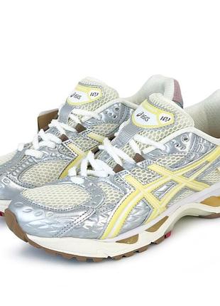 Женские кроссовки gel-nimbus 10.1 vandy серебристые текстильные брендовые кроссы на каждый день качественное весное лето ассикс ге