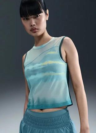 Женская майка nike artist collection dri-fit  прозрачная футболка сеточка новая оригинал