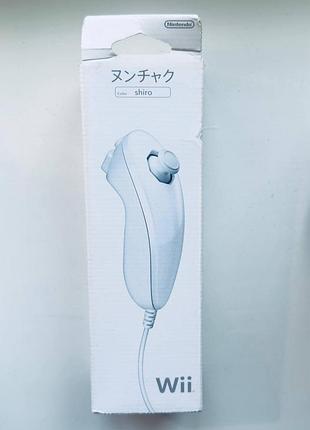 Nunchuk nintendo wii, білий + коробка + документи, б/в