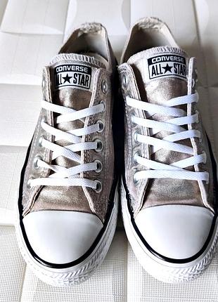 Кеды converse оригинал золотого цвета 37 г