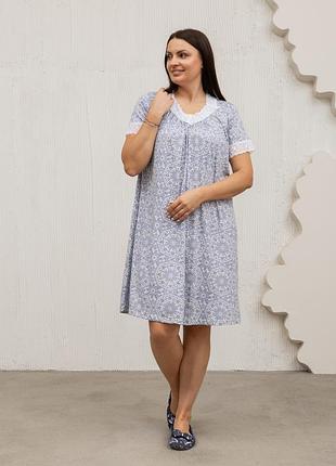 Віскозна сорочка з рукавчиком 2xl-5xl 5xl