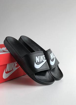 Шльопанці чоловічі nike чорні 41