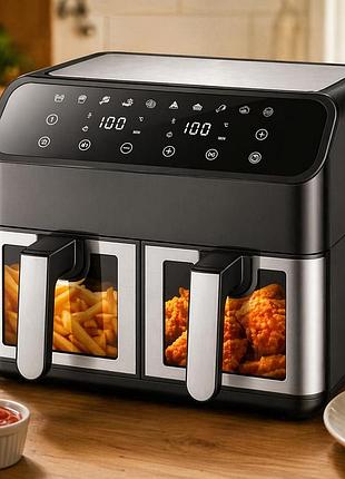 Domotec air fryer ms-3226, 4800 вт, 13 л, механічне керування