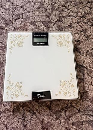 Весы электронные напольные zelmer slim
