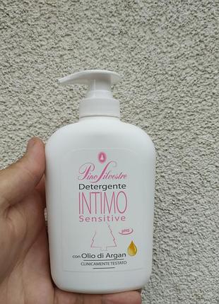 Гель для інтимної гігієни pino silvestre intimo sensitive 250 мл ph 5 з аргановою олією для чутливої шкіри