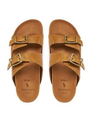Polo ralph lauren turbach dbls — оригінал, розмір 43 шльопки шльопанці сандалі римські сандальєти шкіра шкіряні натуральні