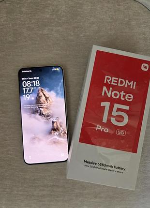 Телефон (м.днепро)xiaomi redmi note 15 pro 5g 8/256gb titanium color