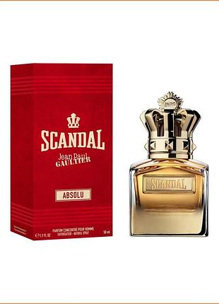 Жан-поль готье скандал пур хом - jean paul gaultier scandal pour homme absolu парфюмировання вода 100 ml.