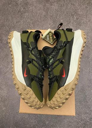 🛍 nike acg mountain gore-tex green brown black white fly low