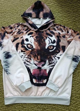 Свитшот, худи, толстовка, кенгурушка, худи свободного фасона, свитшот свободного фасона