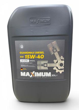 Масло моторное maximum guardmax 15w40 сf-4/sg 30л