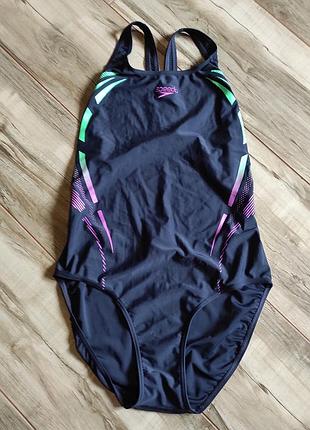 Спортивный слитный купальник speedo размер l / xl (aus 14, gb 16/38)