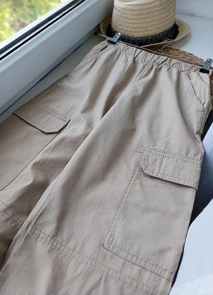 Карго брюки широкие h&amp;m 4