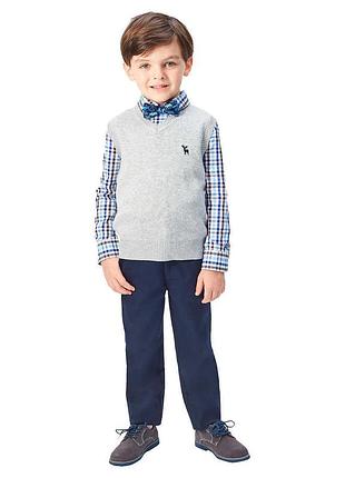 Комплект набор костюм andy sevan рубашка штаны жилет бабочка на мальчика 7 лет