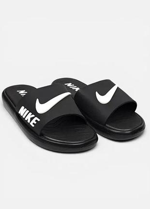 Шльопанці чоловічі nike гумові чорні 41
