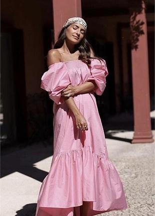 Рожева пишна сукня h&m