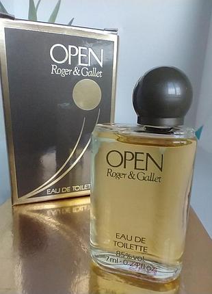 Open roger gallet миниатюра 7мл винтаж