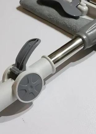 Швабра с насадкой из микрофибры на зажимах "professional" 6007