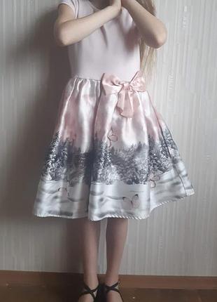 Платье h&amp;m 134-140 см с молнией