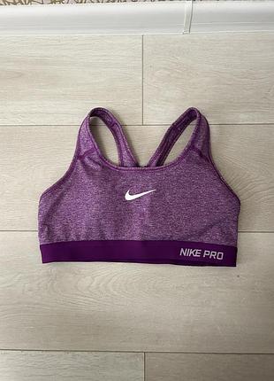 Спортивний топ nike pro dri-fit жіночий фіолетовий