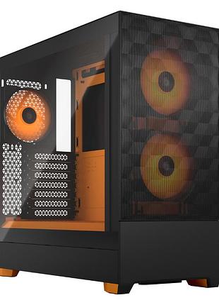 Корпус miditower fractal design pop air rgb orange orange core tg без блока питания (fd-c-por1a-05)