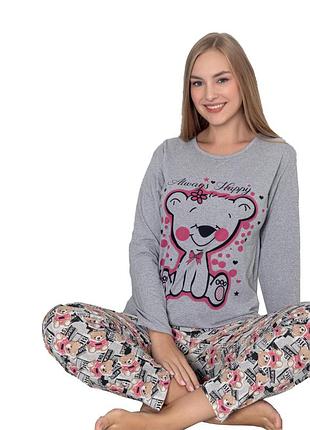 Женская пижама с длинным рукавом u8547 xxl