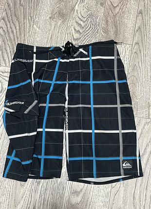 Шорти quiksilver бордшорти чоловічі в клітинку