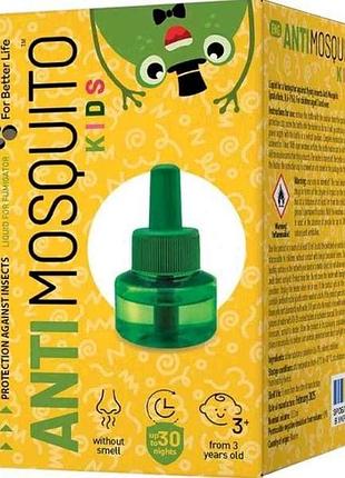 Рідина від комарів kids 30 ночей 30мл тм antimosquito